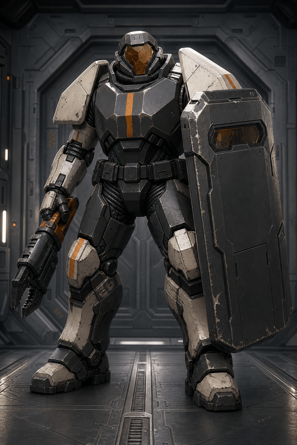 Original orbital breacher power armor