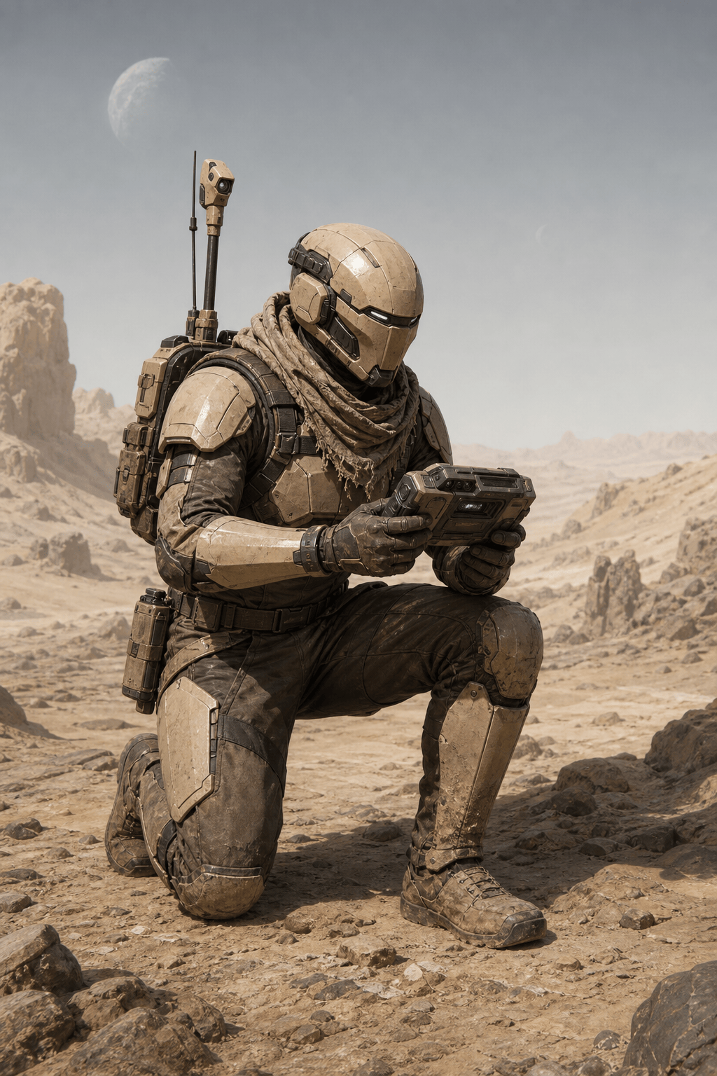 Original desert recon sci fi marine