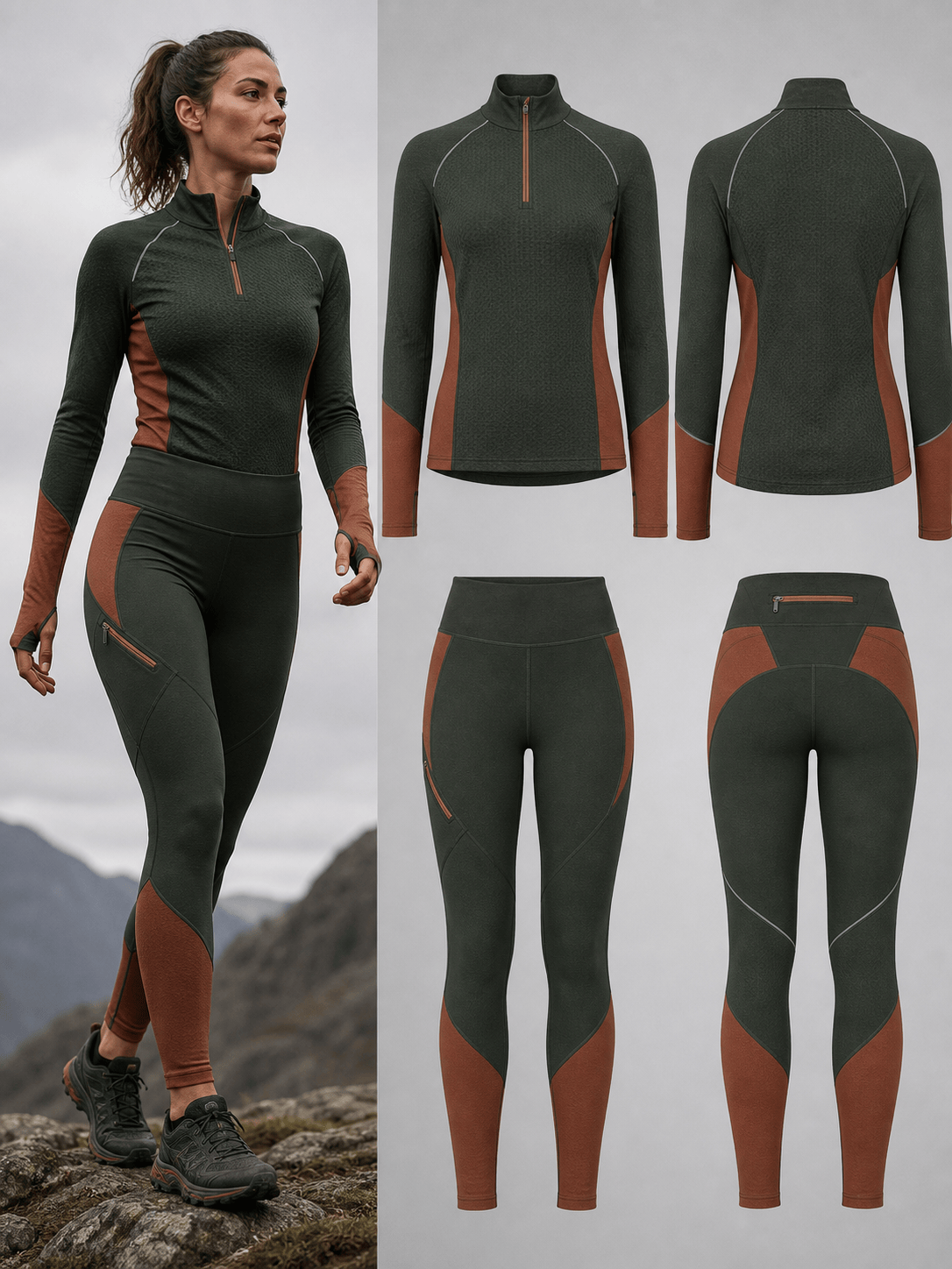 AI trail running sportswear design
