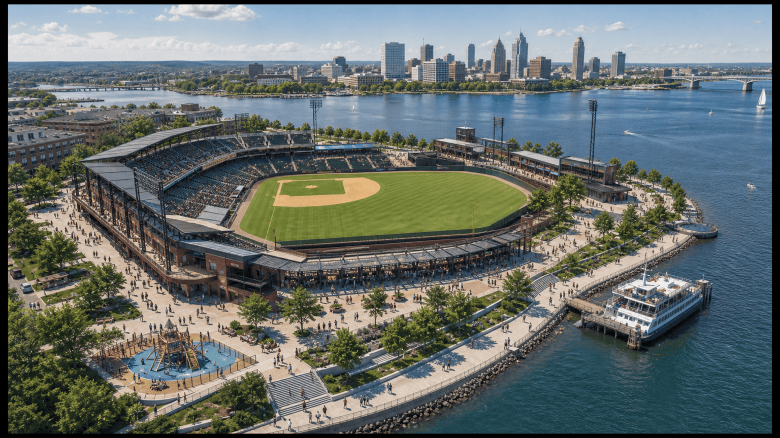 AI baseball stadium design