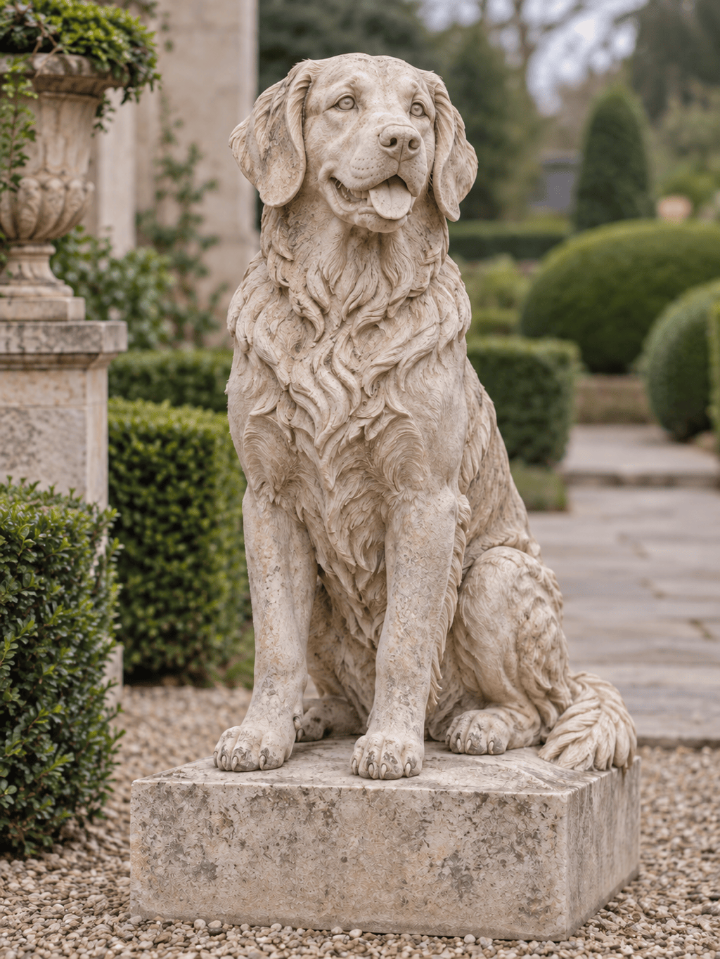 AI pet statue sculpture