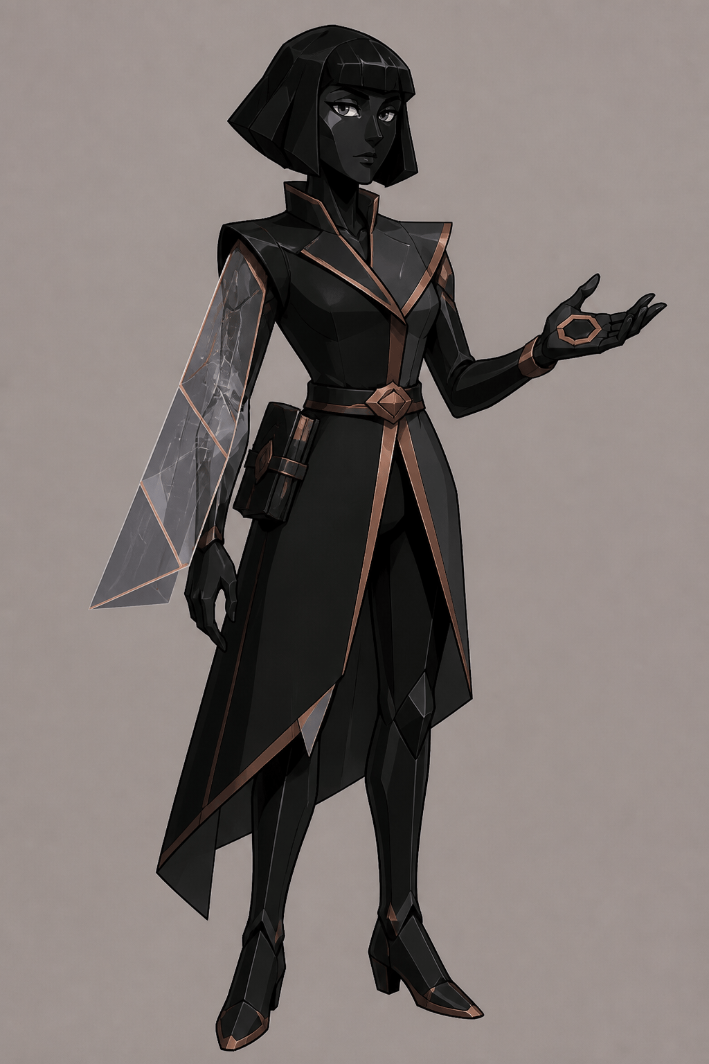 Original obsidian memory archivist gem OC