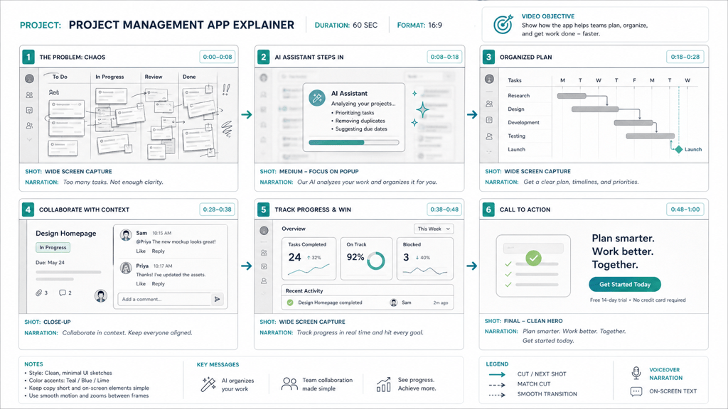 ai explainer storyboard