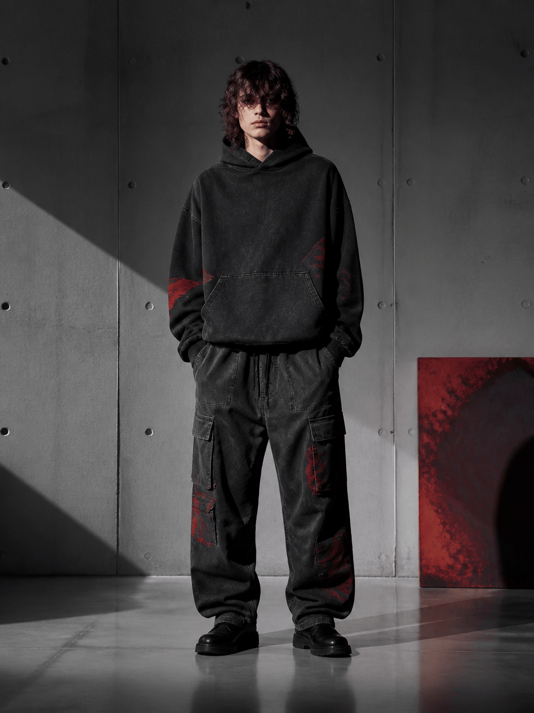 AI streetwear hoodie design