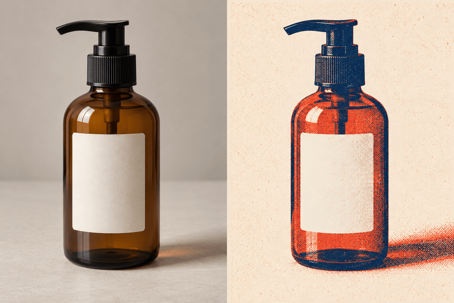 AI product style transfer before and after