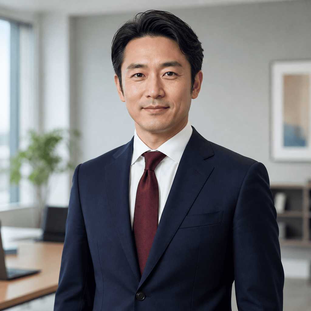 AI business suit portrait