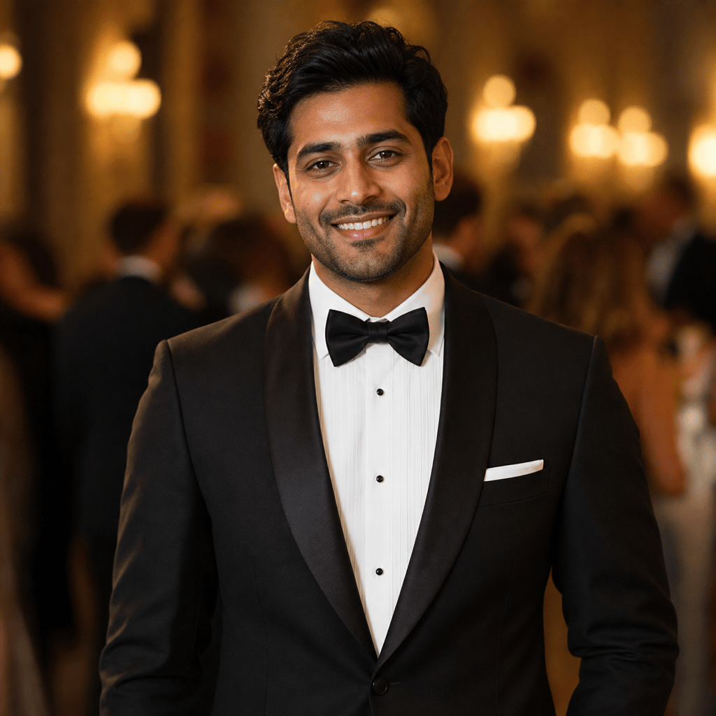 AI tuxedo photo edit