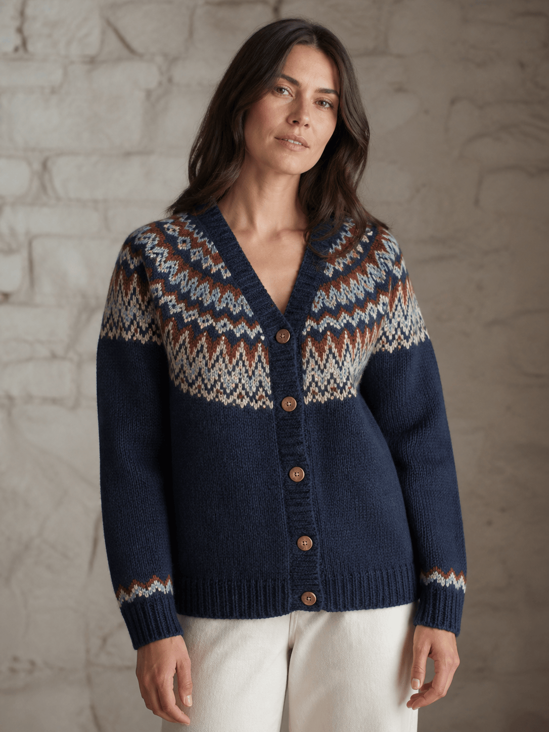 Fair Isle sweater mockup
