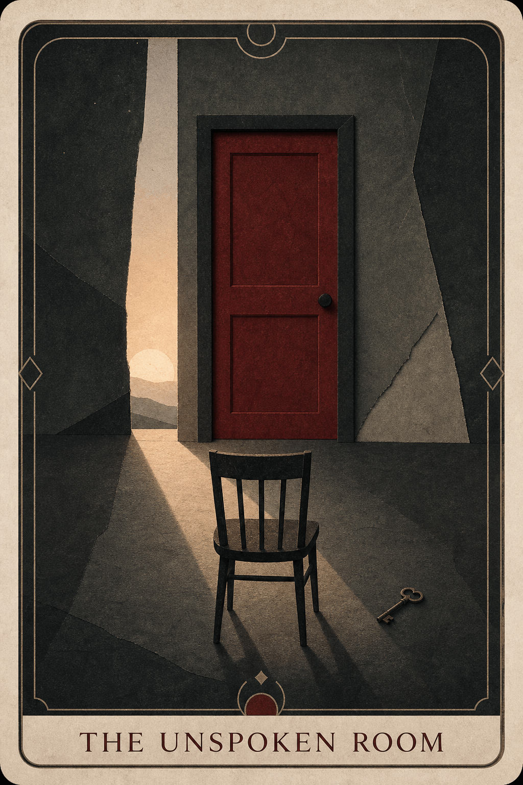 Dark tarot card design