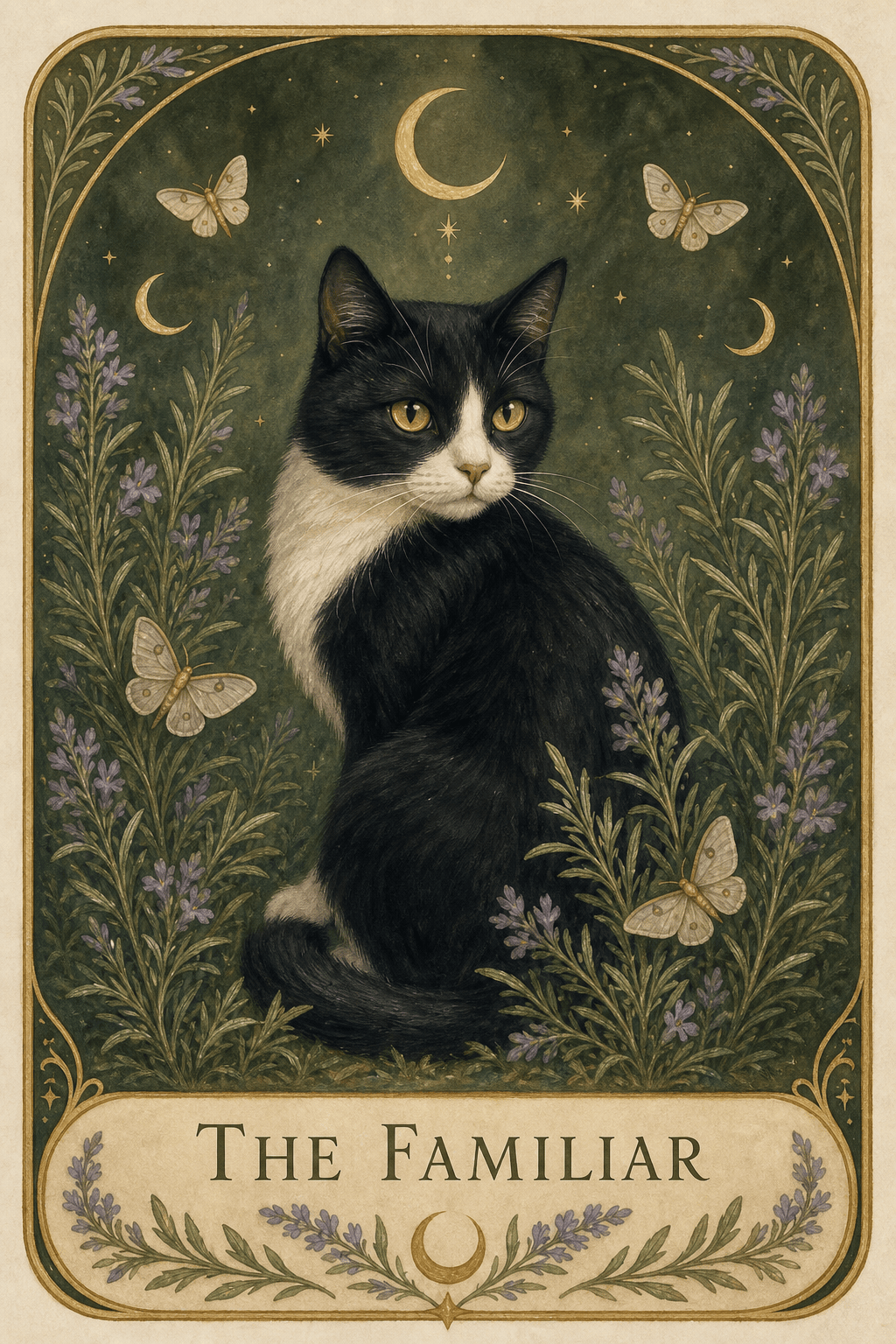 AI oracle card artwork