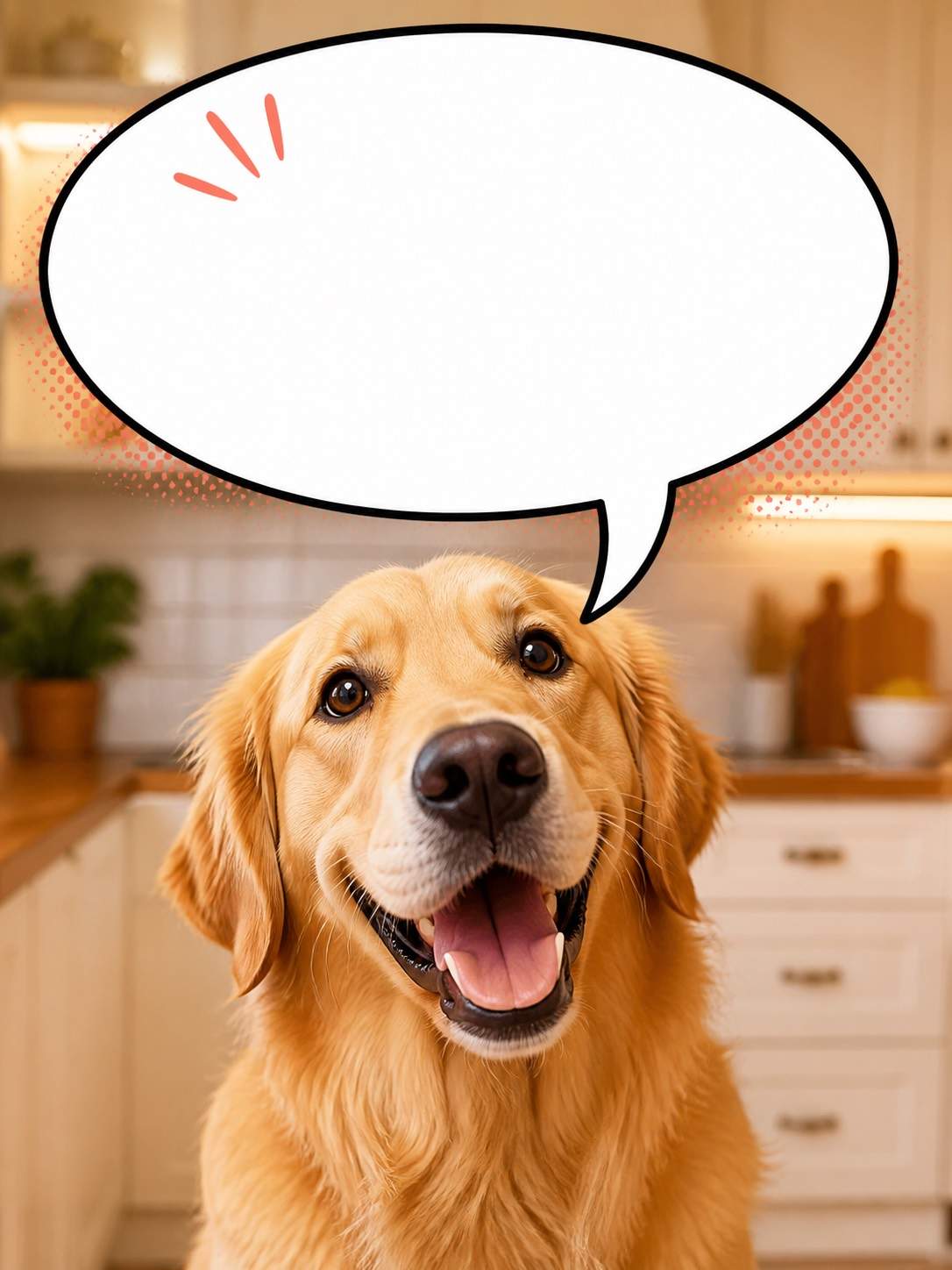 AI speech bubble meme