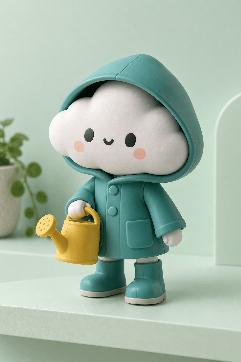 AI vinyl toy character design