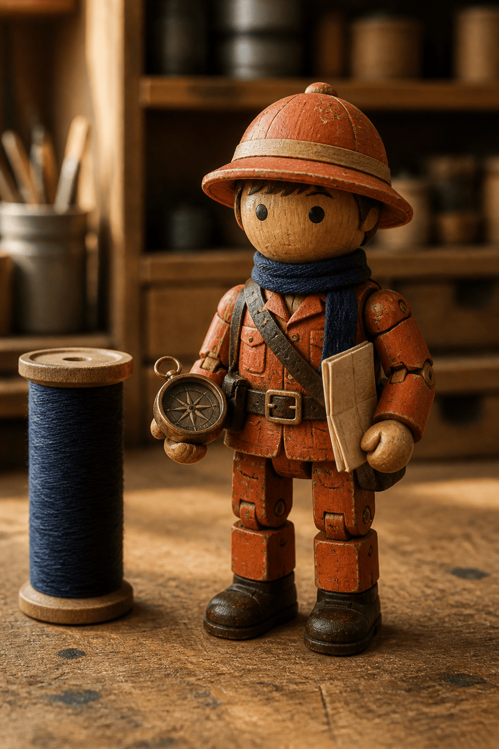Original wooden explorer toy