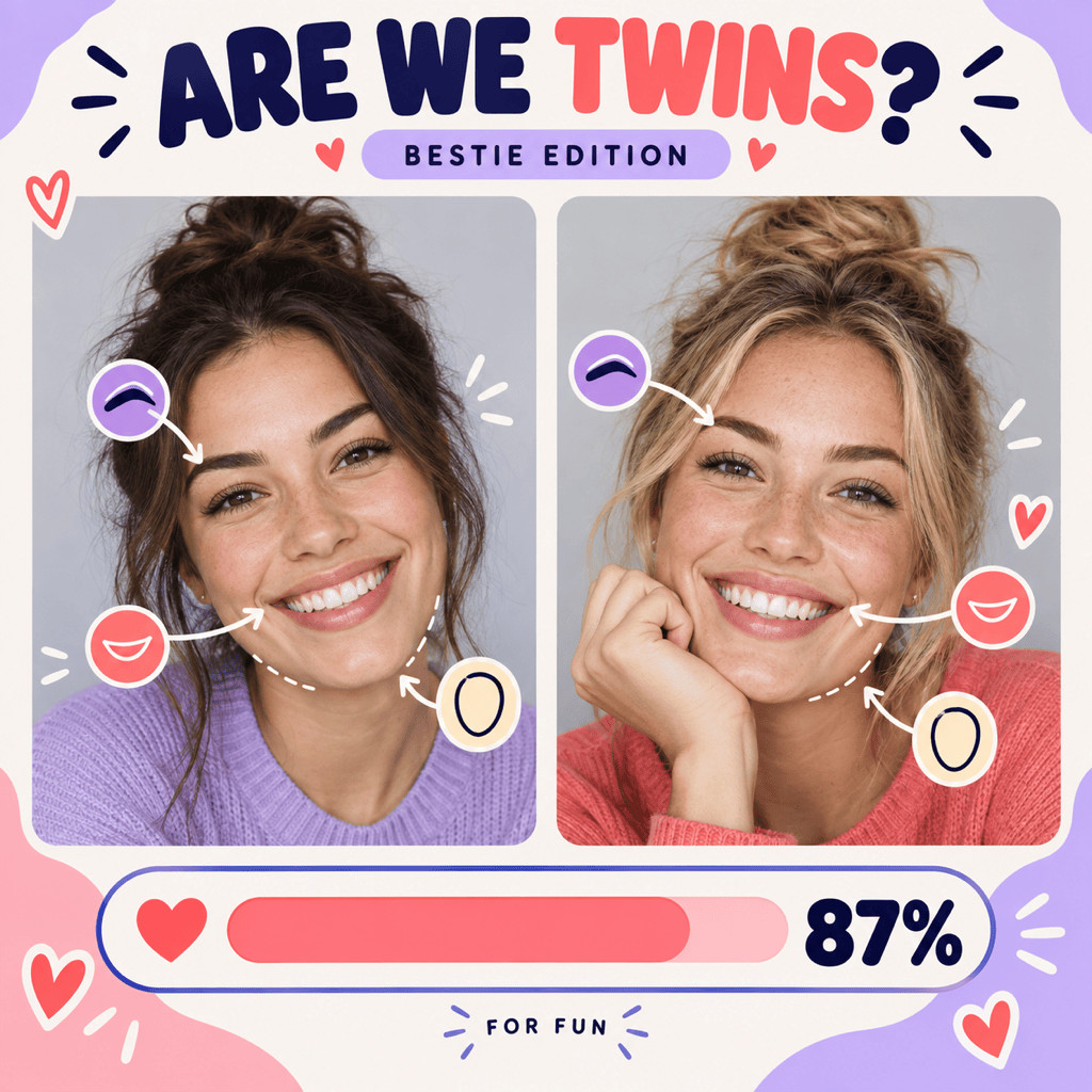 AI twin test for friends