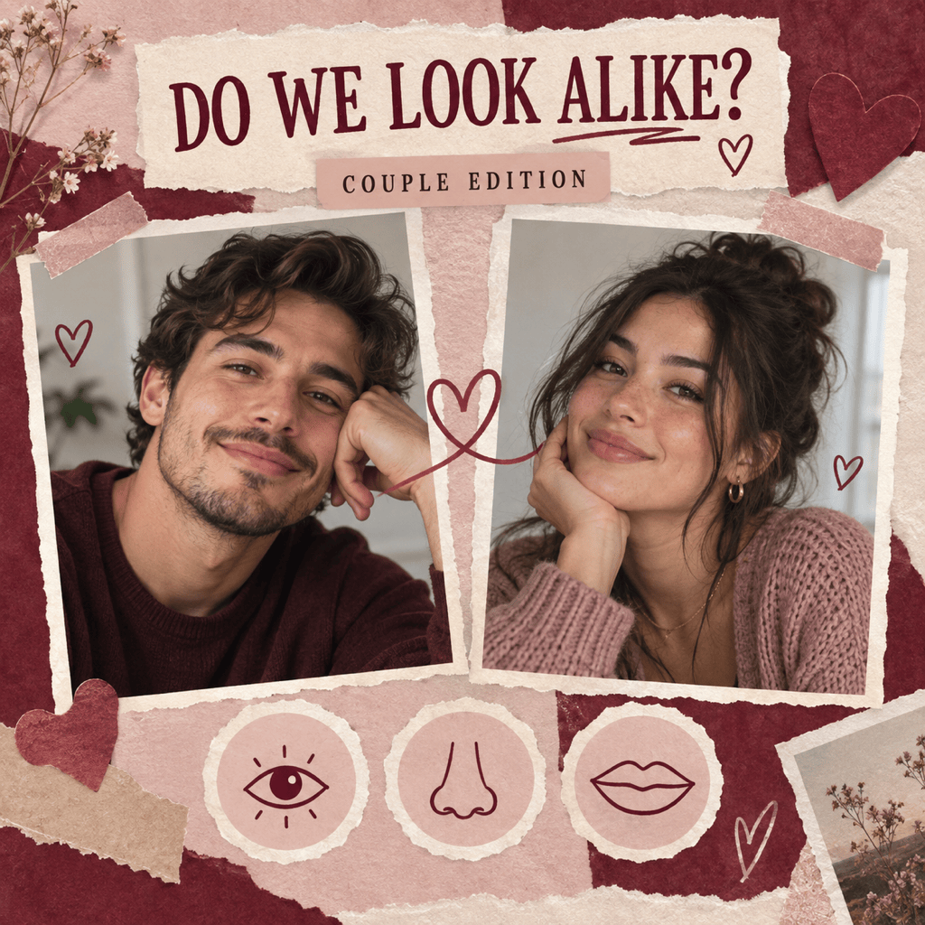 AI look alike couple test