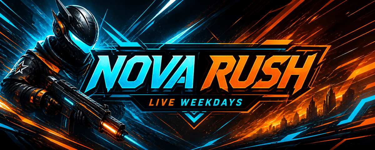 Neon AI Twitch banner example