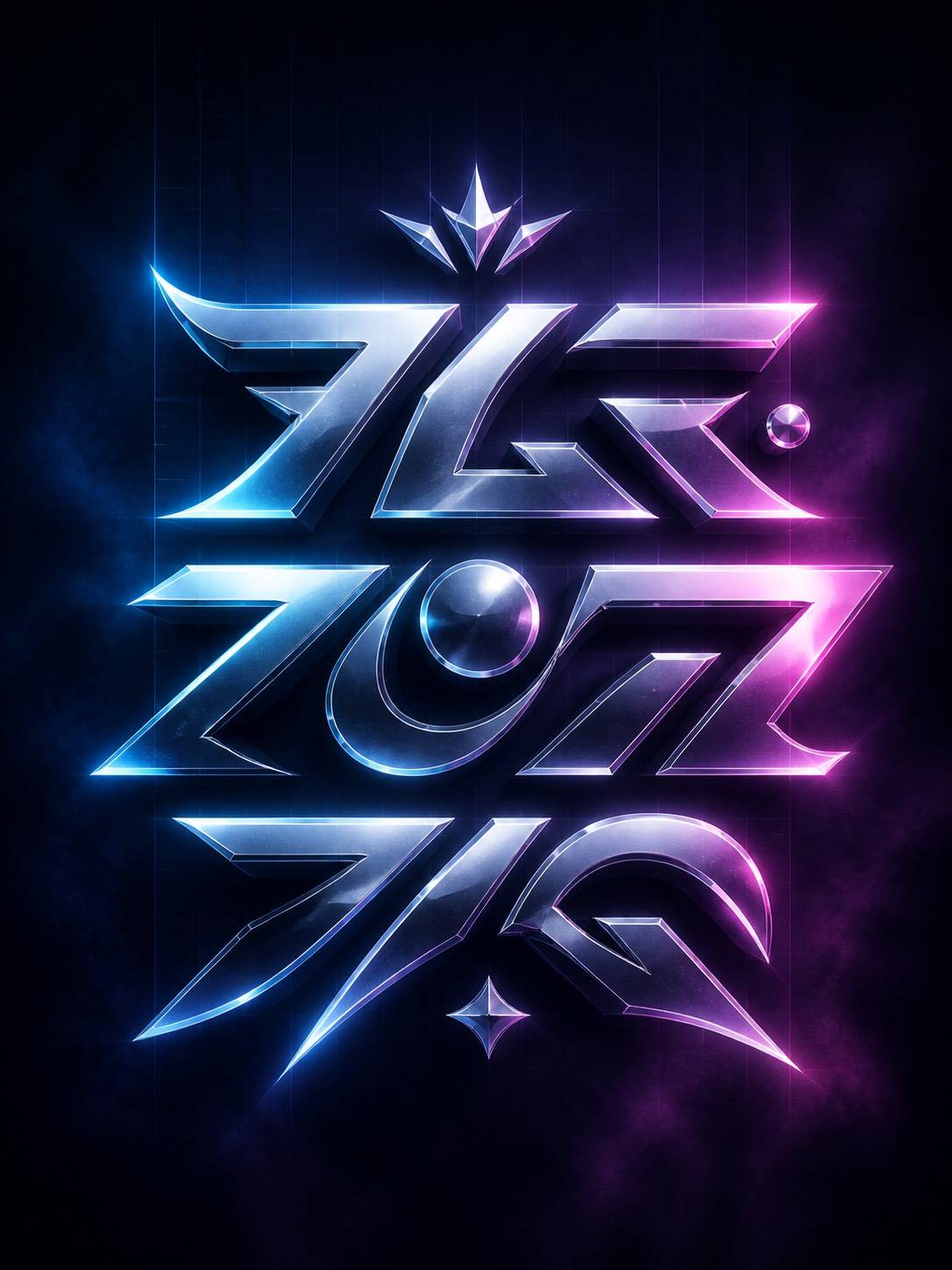 AI font effect lettering