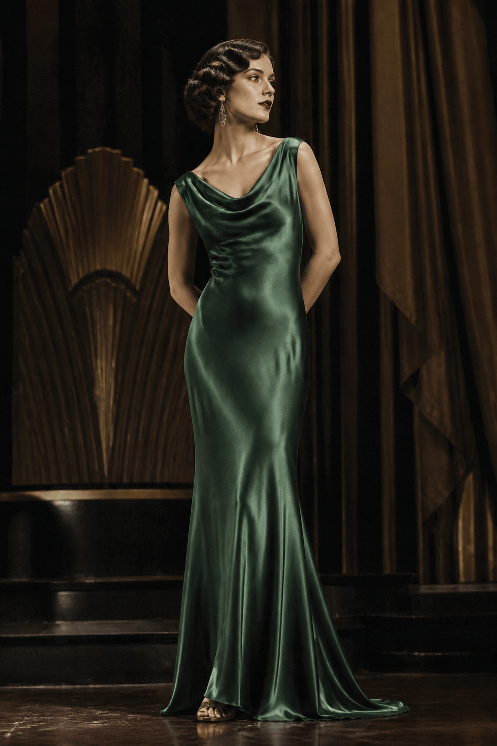 1930s AI vintage fashion design