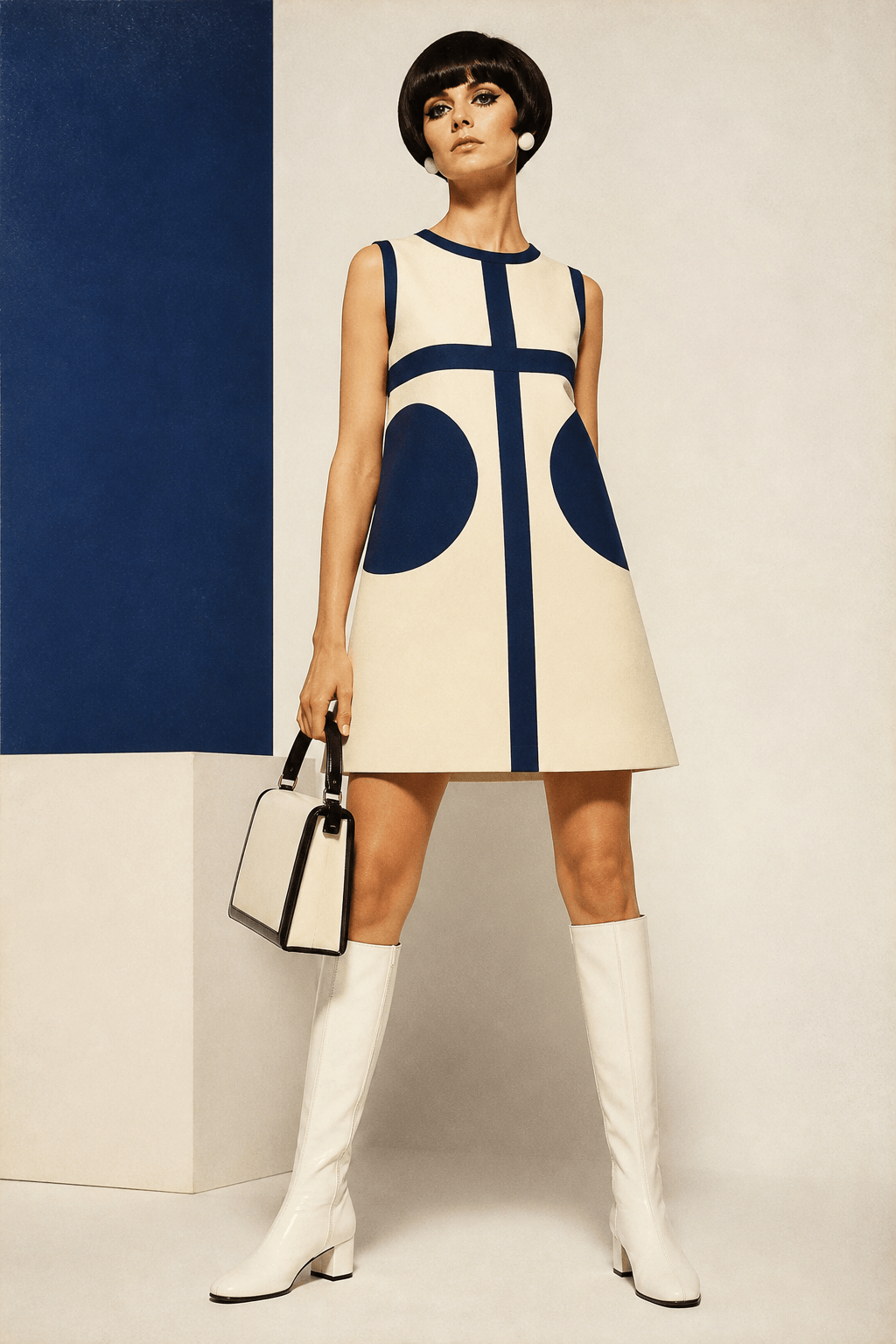 1960s retro outfit design