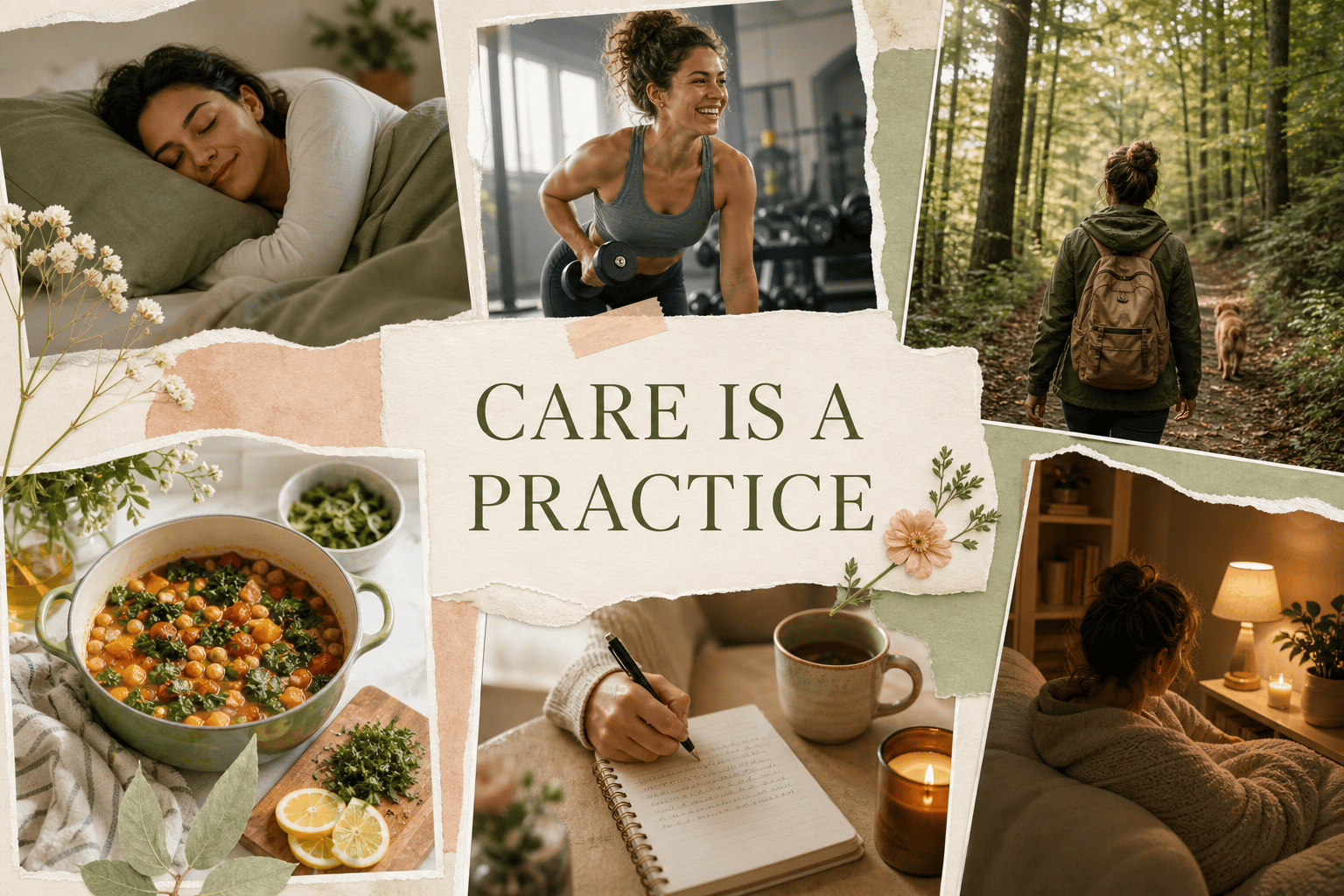 Wellness dream board design