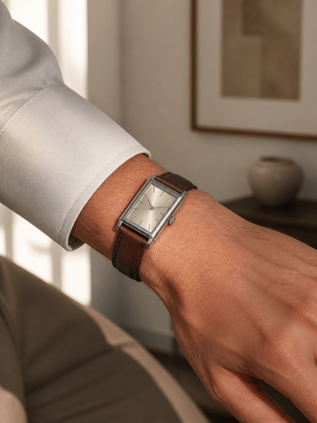 Virtual watch try on dress watch