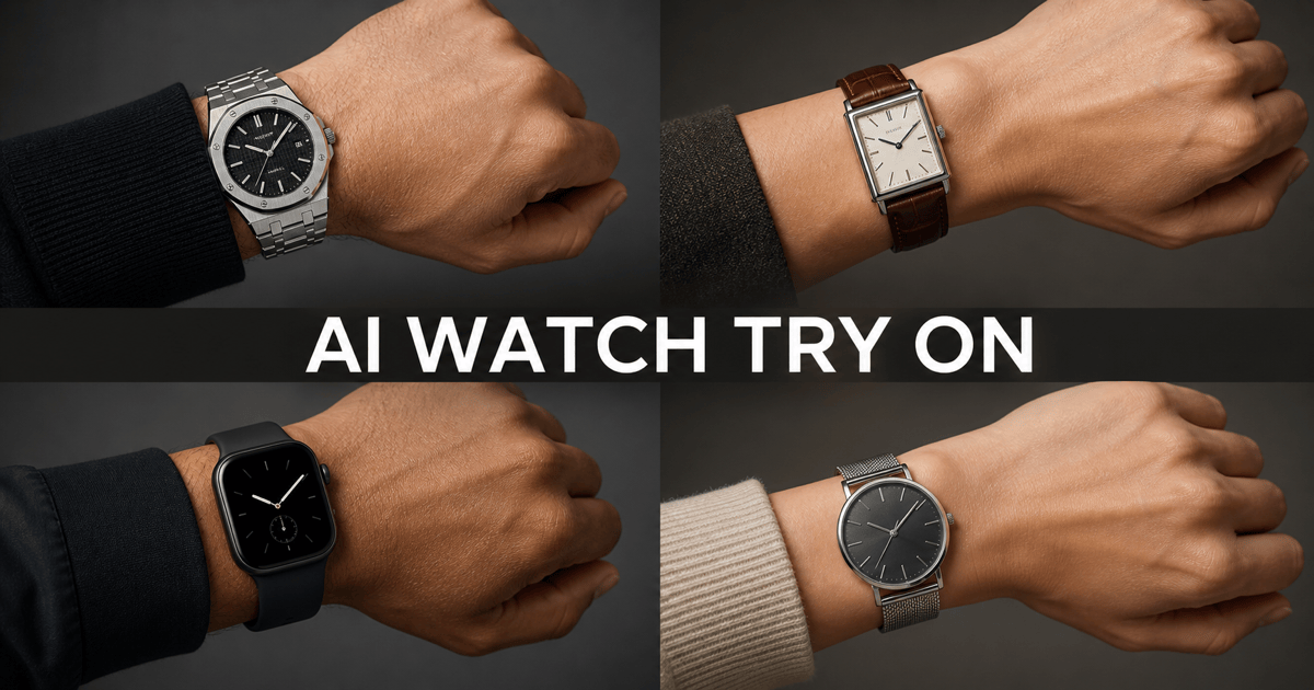 Essayage de montres par IA