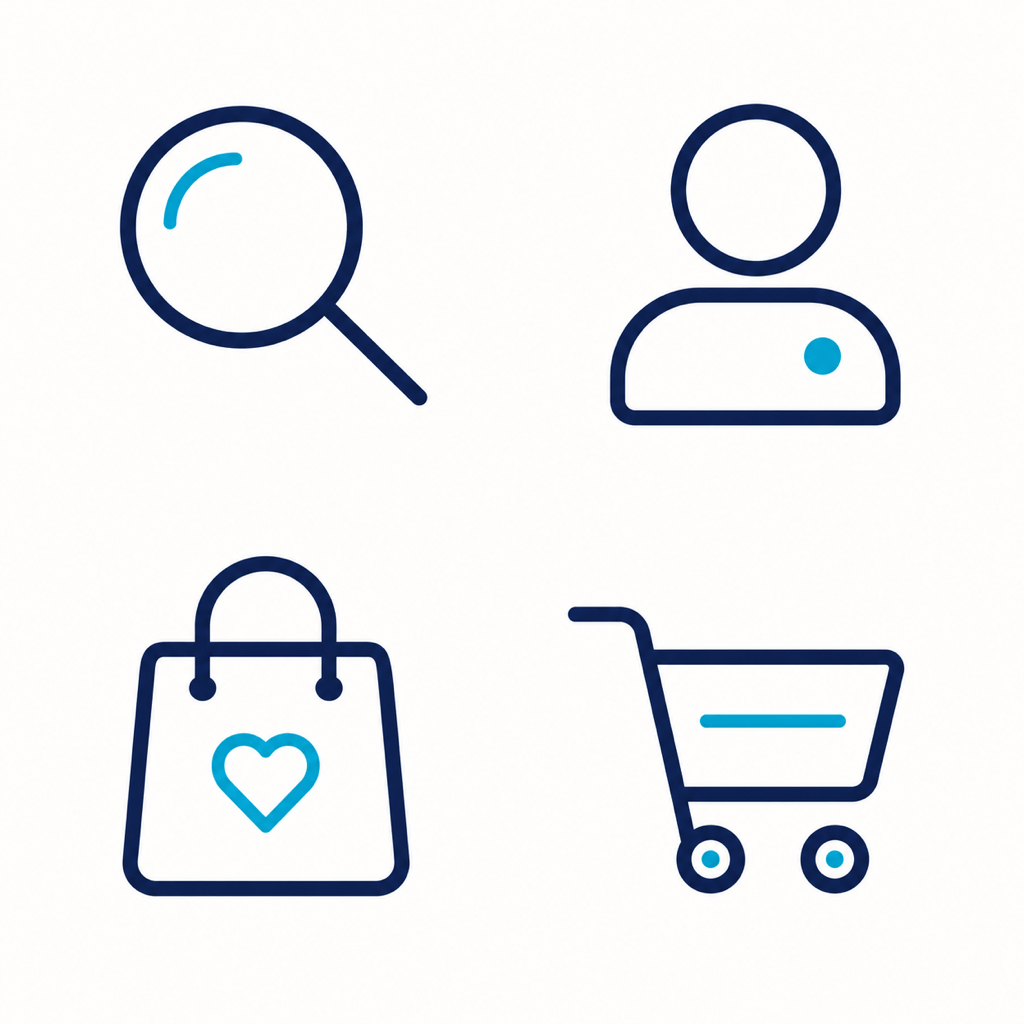 website UI icon set