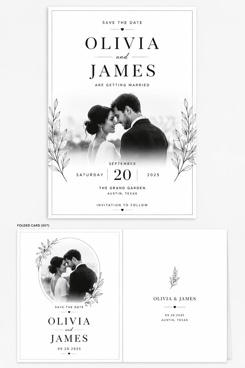 AI Wedding Card Generator example 2