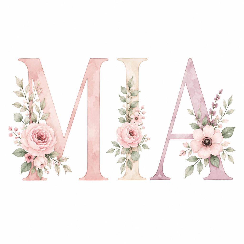 Custom name word art
