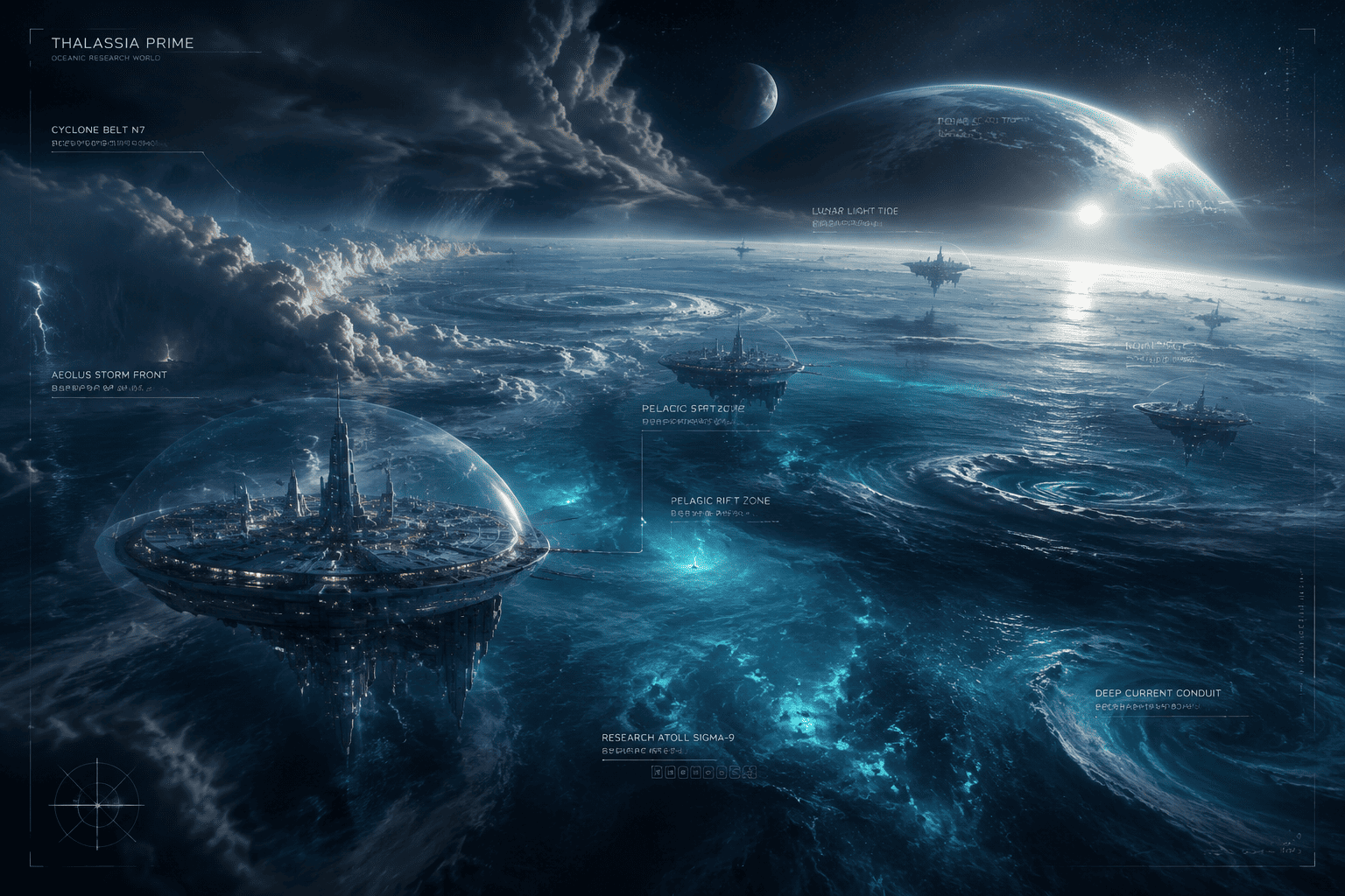 sci fi colony world design