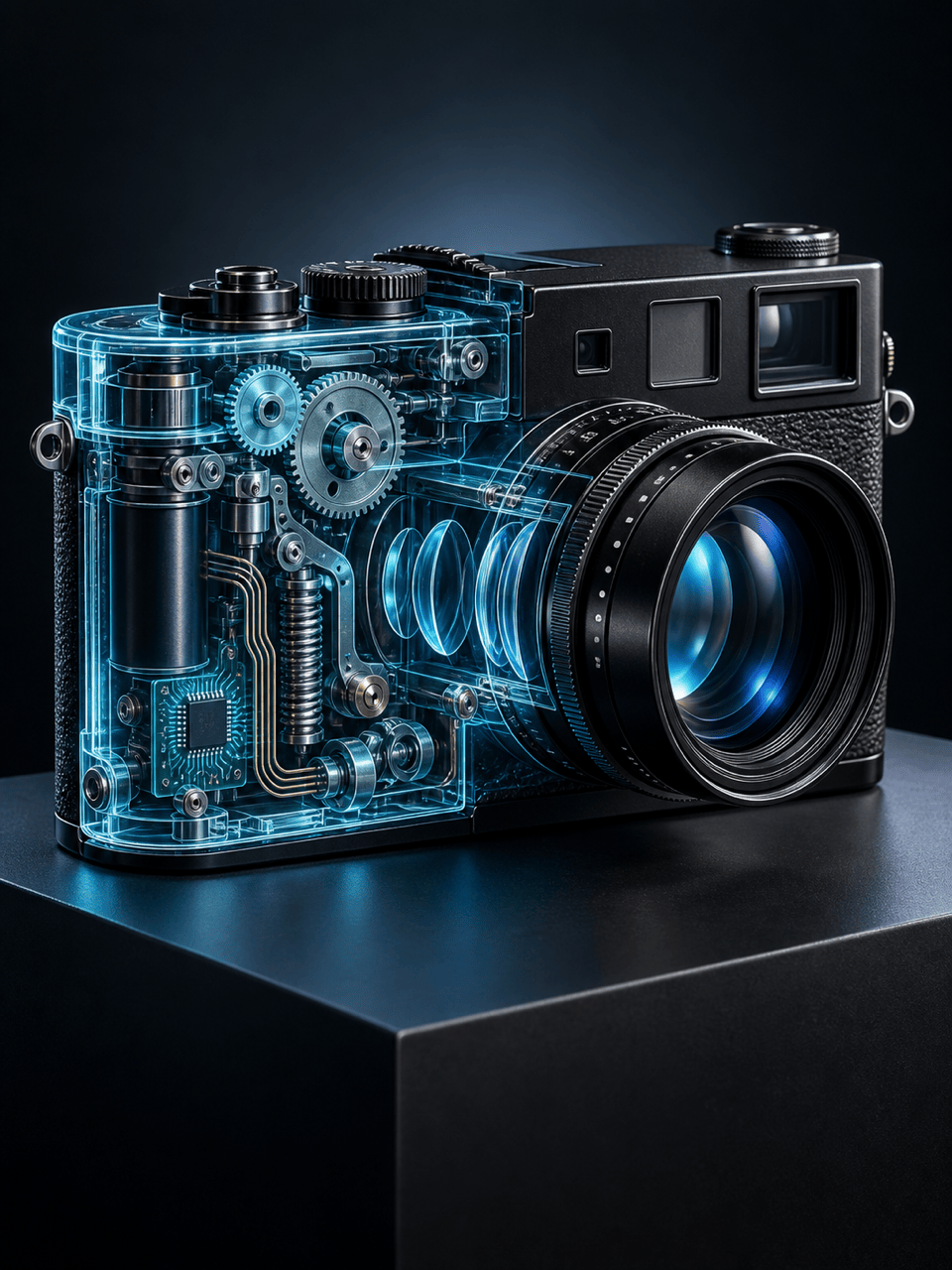 AI X-ray camera cutaway