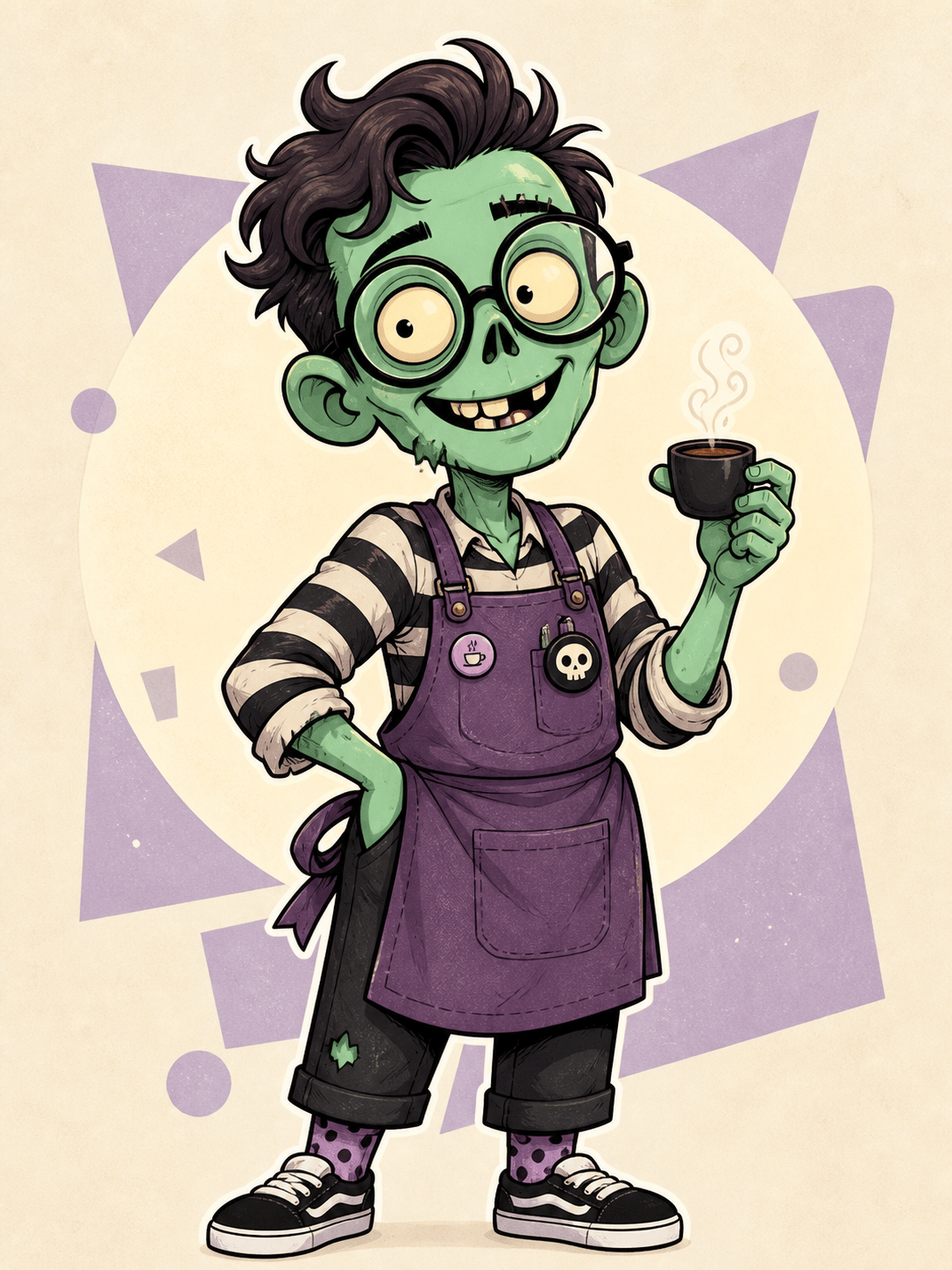 Cartoon zombie avatar generator