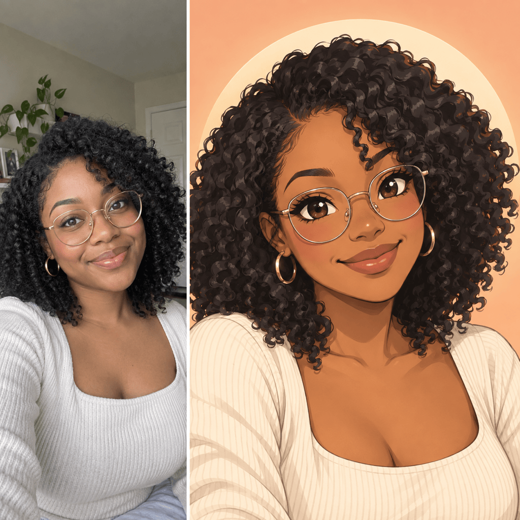 Anime TikTok PFP before and after