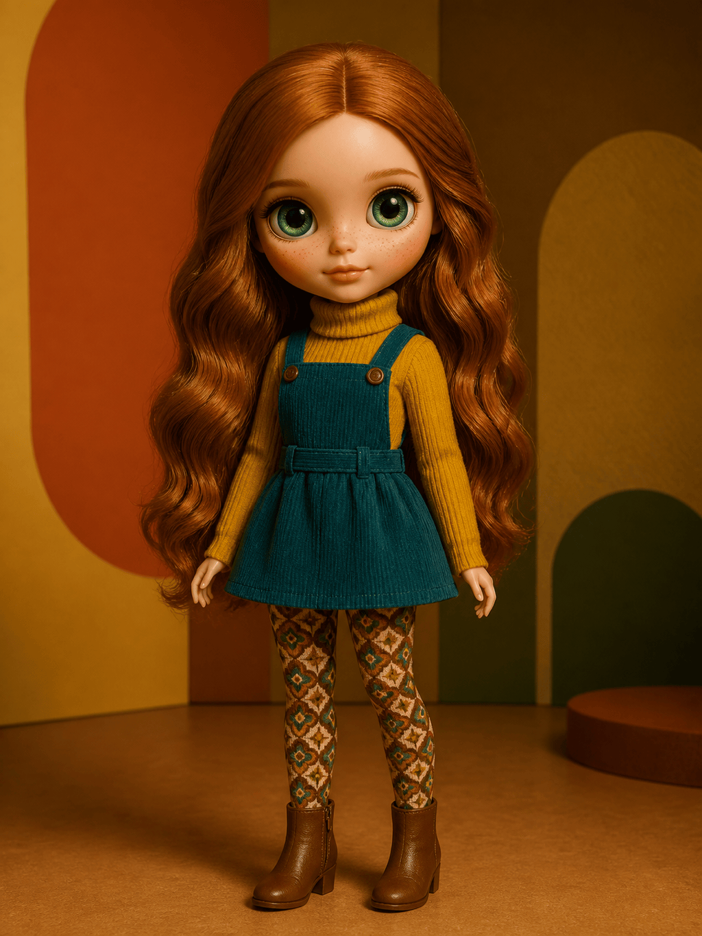 Vintage AI fashion doll