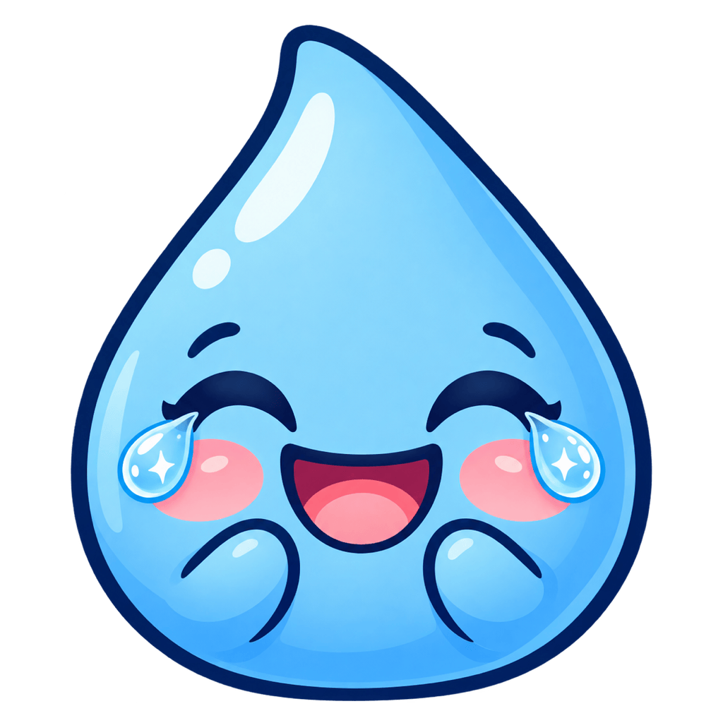 kawaii AI crying emoji