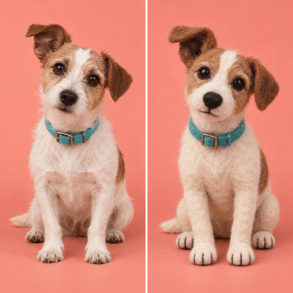 Muppet pet portrait transformation