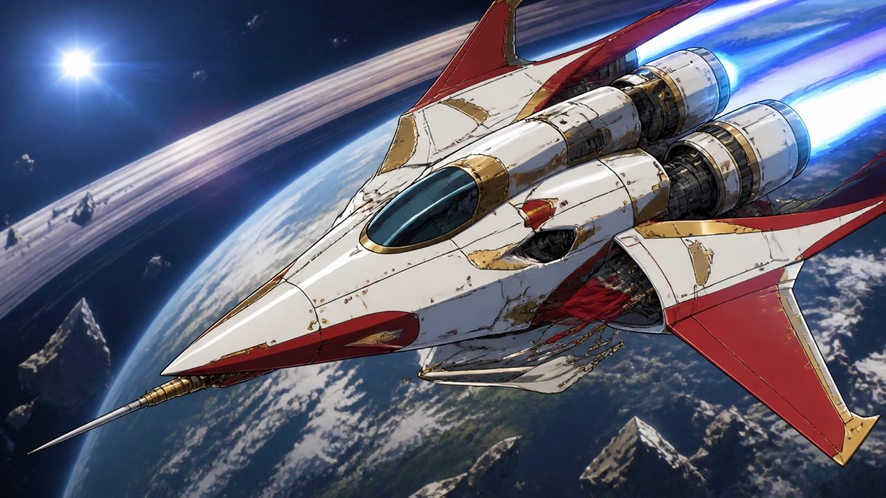 Anime space corsair design