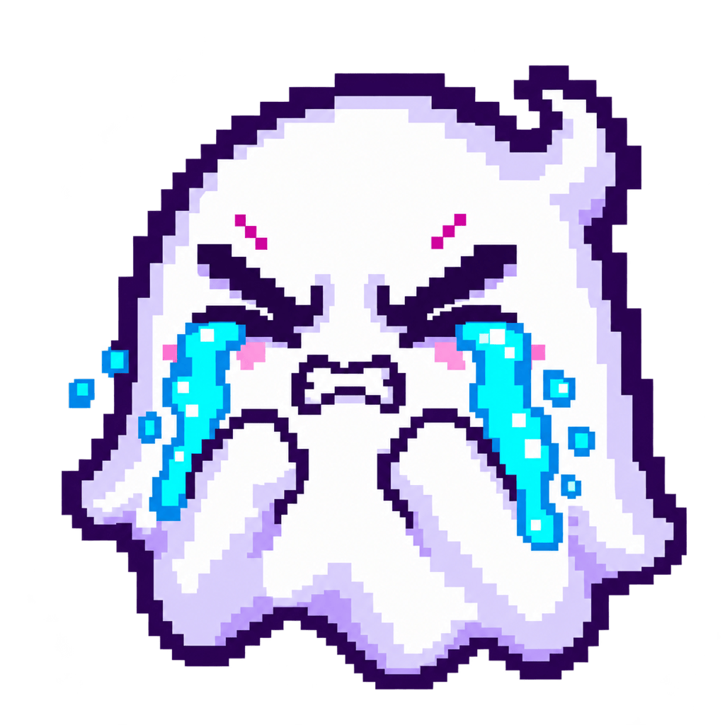 pixel crying emoji for Twitch