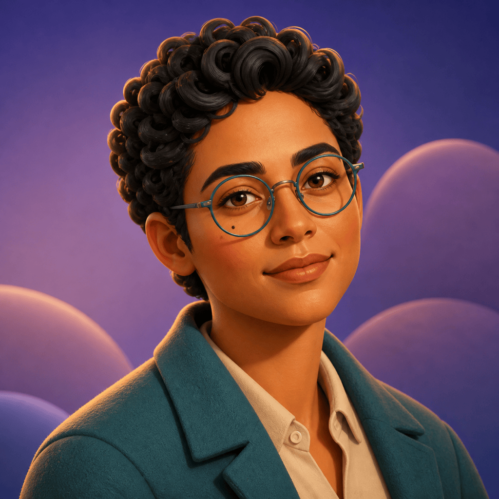 Soft 3D AI portrait