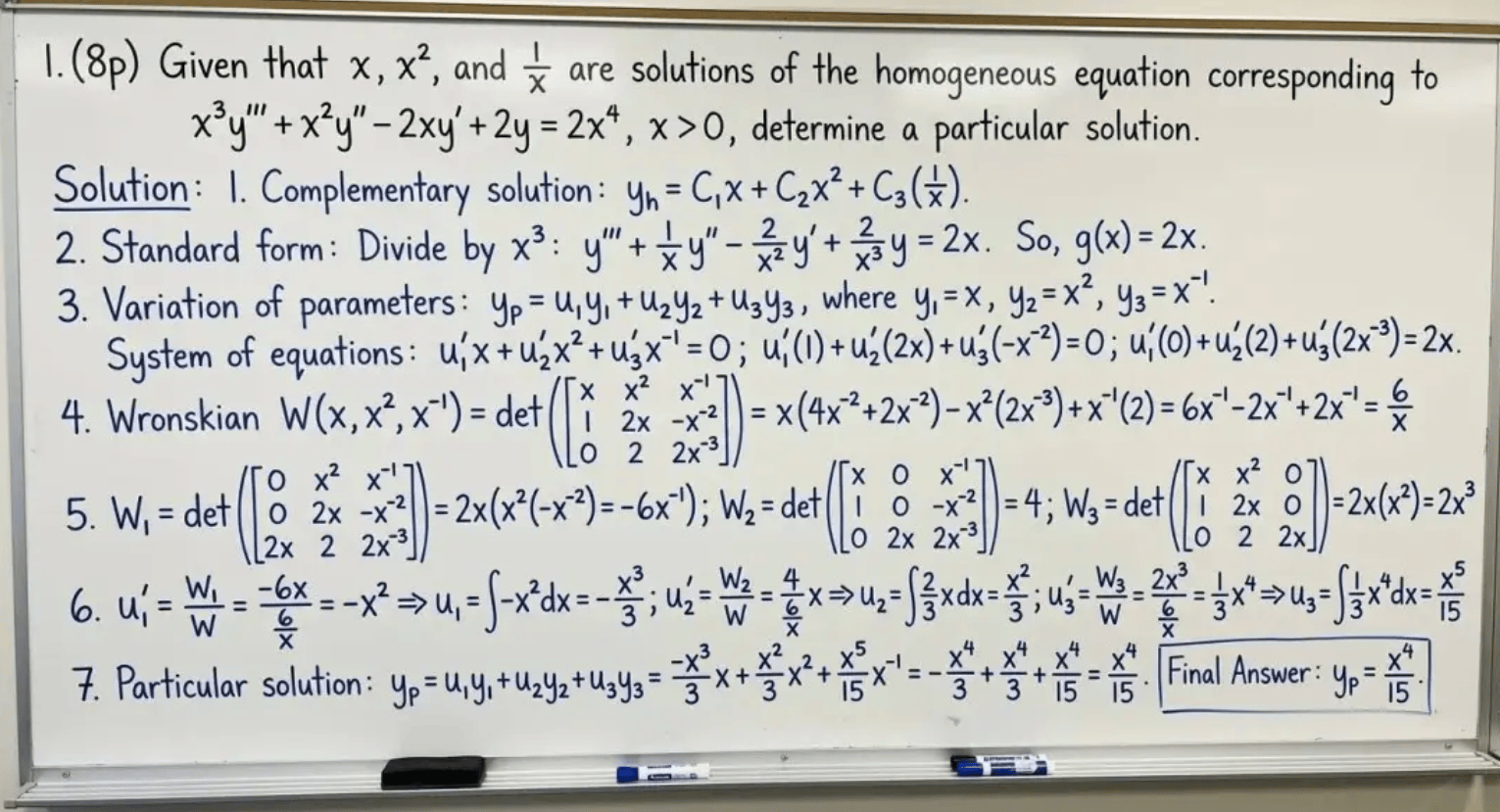 Nano Banana Pro test example solve math problem