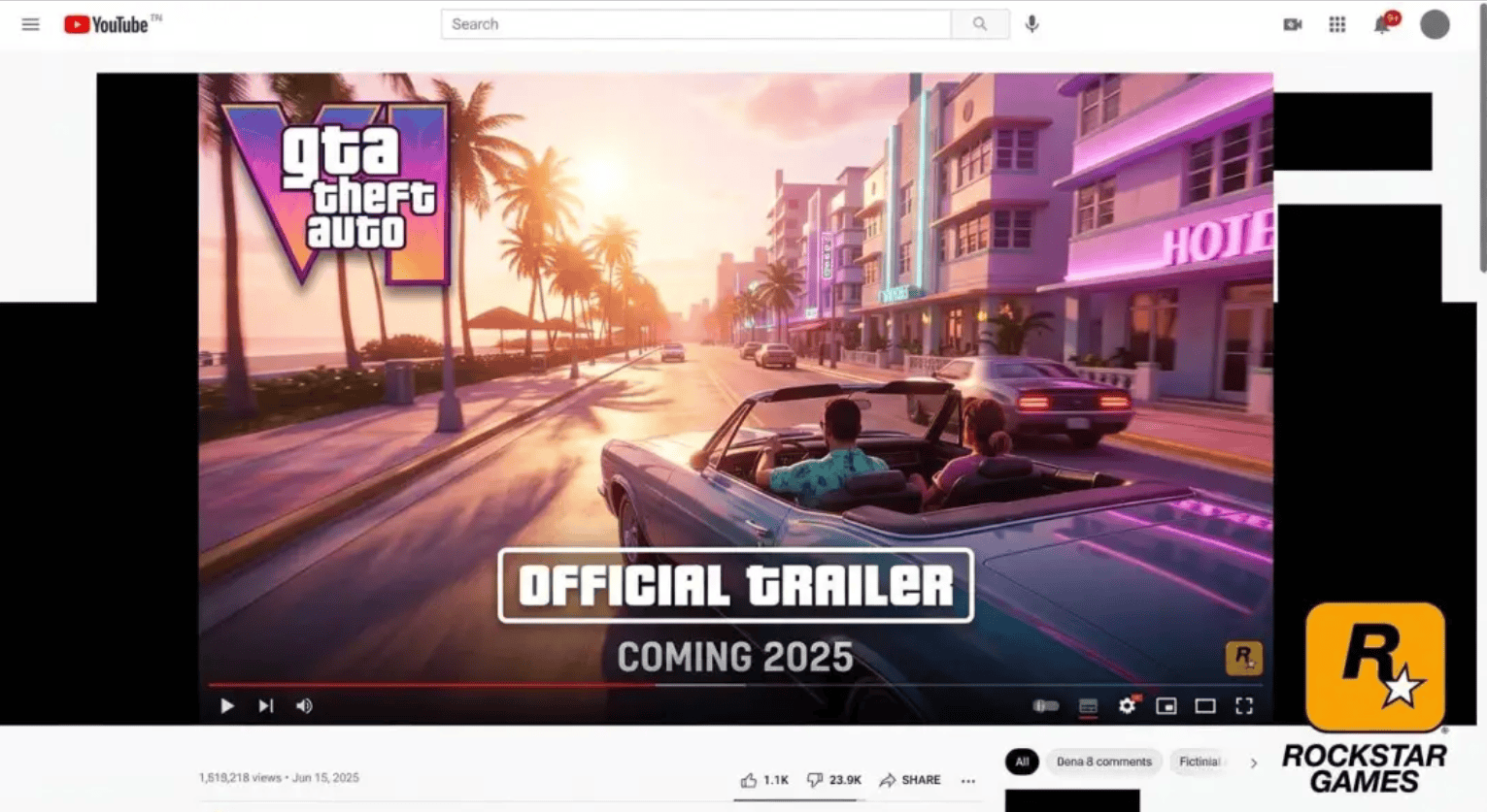 Nano Banana Pro test example gta 6 trailer