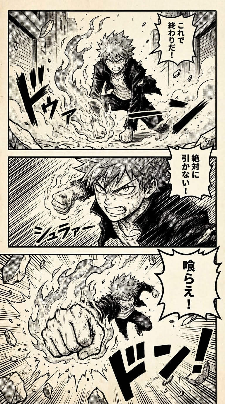 translate comic scene using nano banana pro