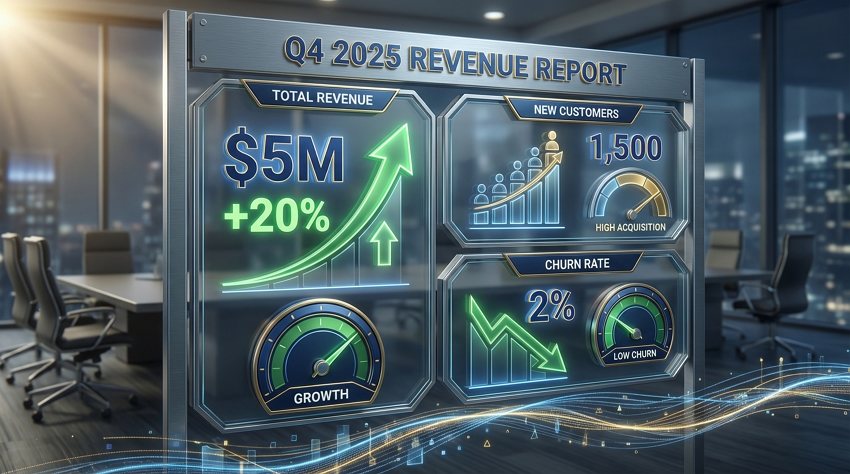 ai business growth metrics kpi visualization