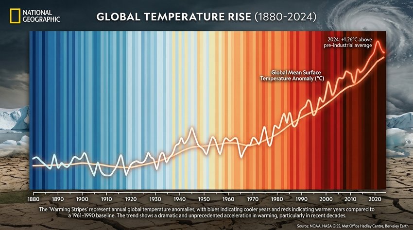 ai climate change impact statistics visualization