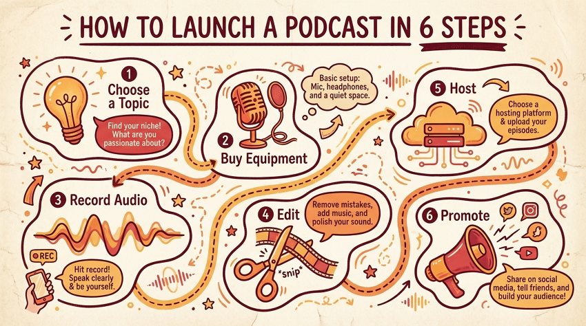 ai educational tutorial steps infographic design