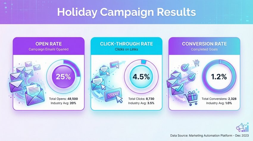 ai email marketing metrics performance dashboard