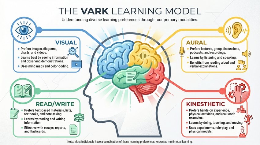 ai learning styles visual auditory kinesthetic