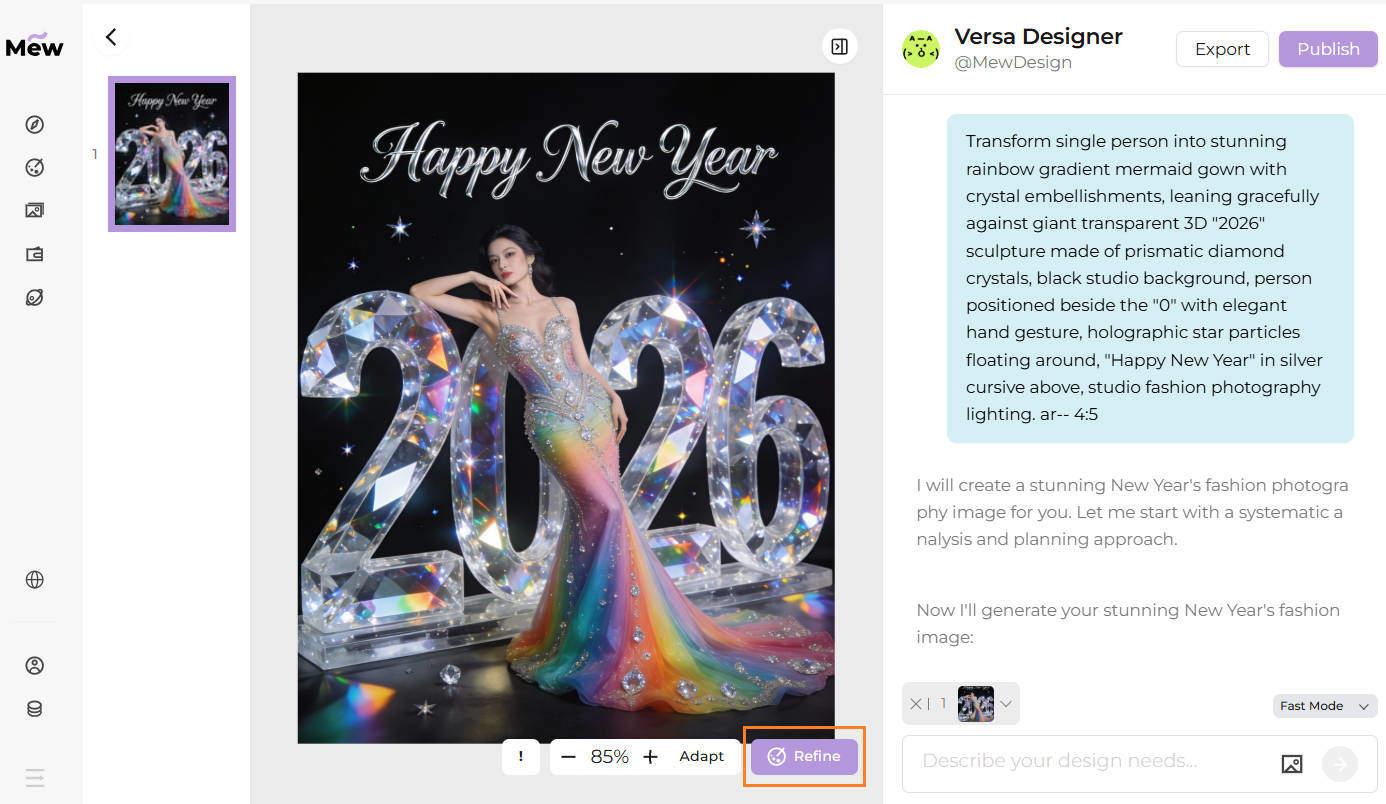 ai new year image generator