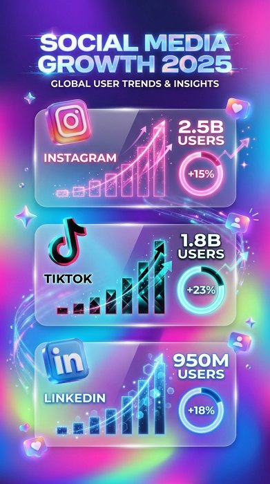 ai social media statistics visual data