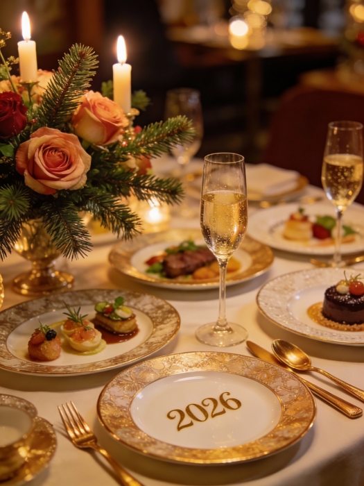 Fine dining table setting 2026